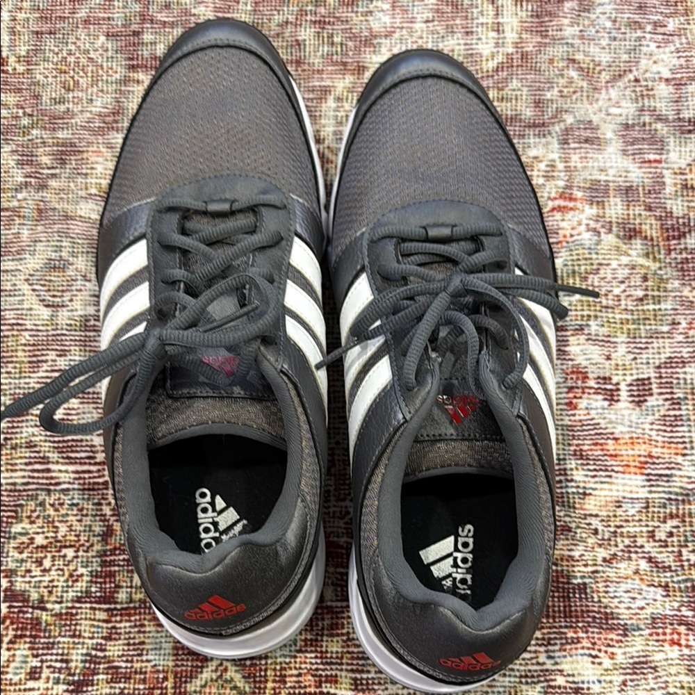 Adidas Black and White Golf Shoes size 11.5